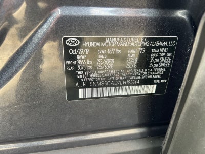 2020 Hyundai SANTA FE Limited 2.4L Auto AWD