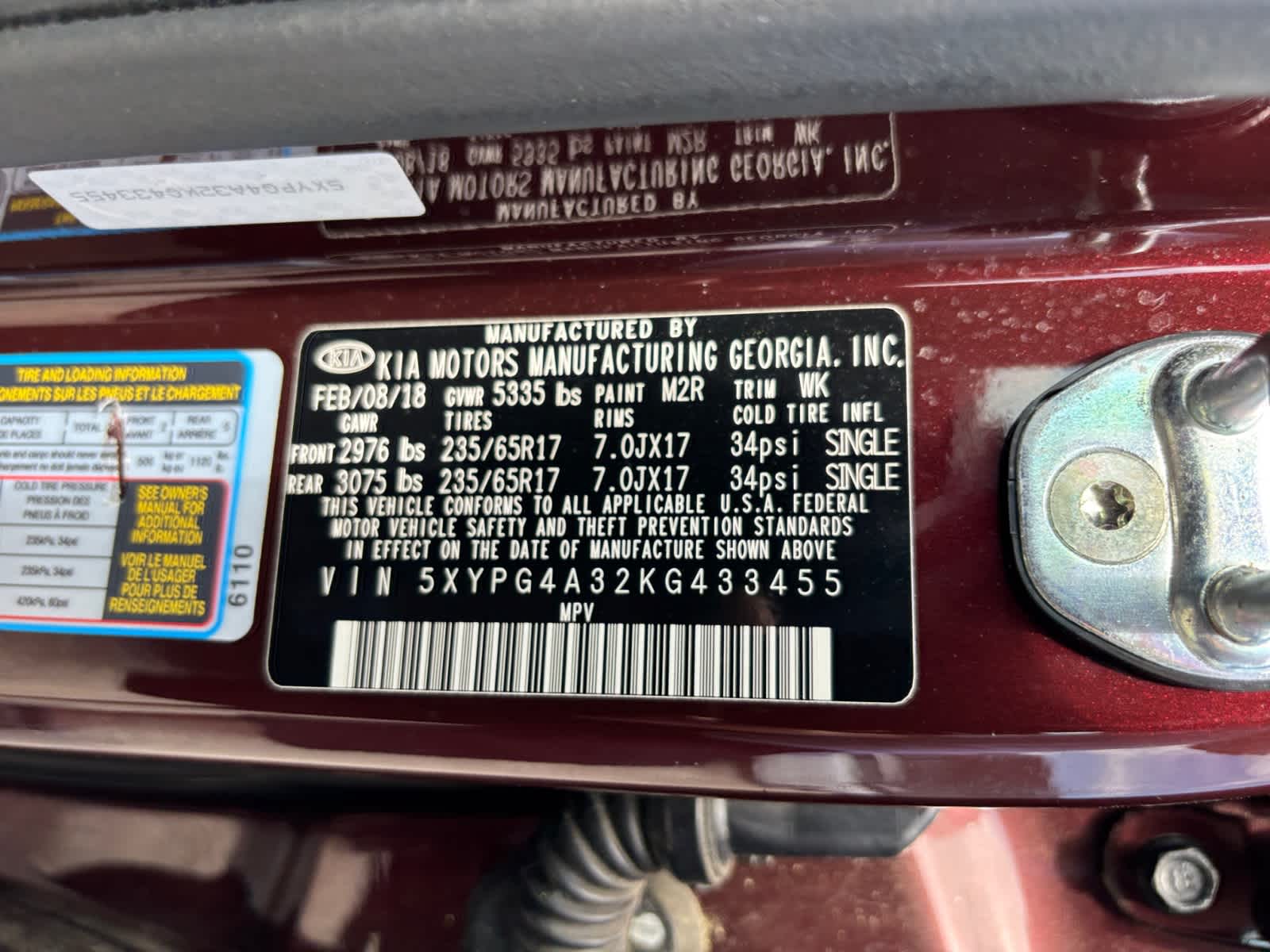 2019 Kia Sorento LX FWD