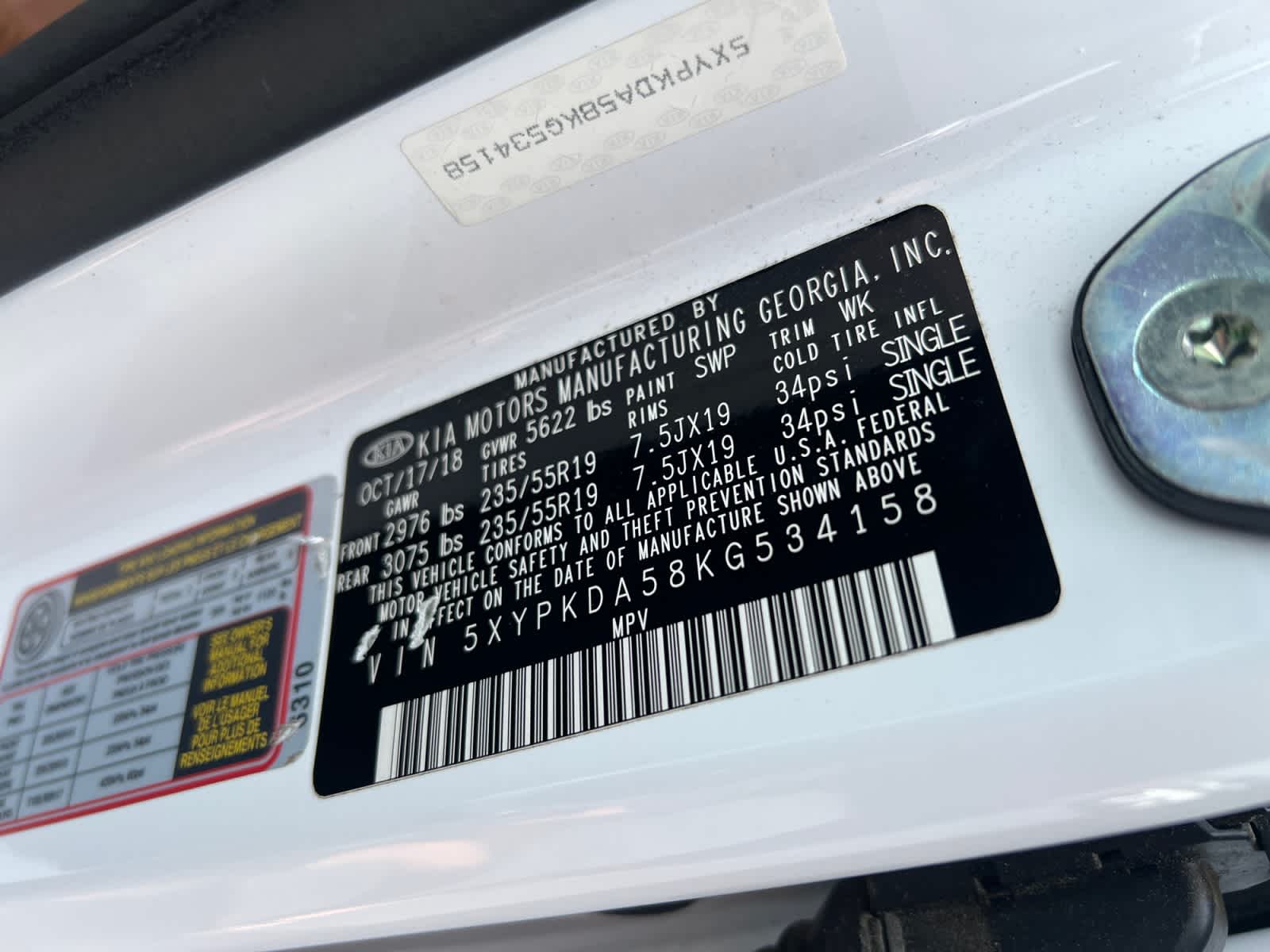 2019 Kia Sorento SX Limited V6 AWD