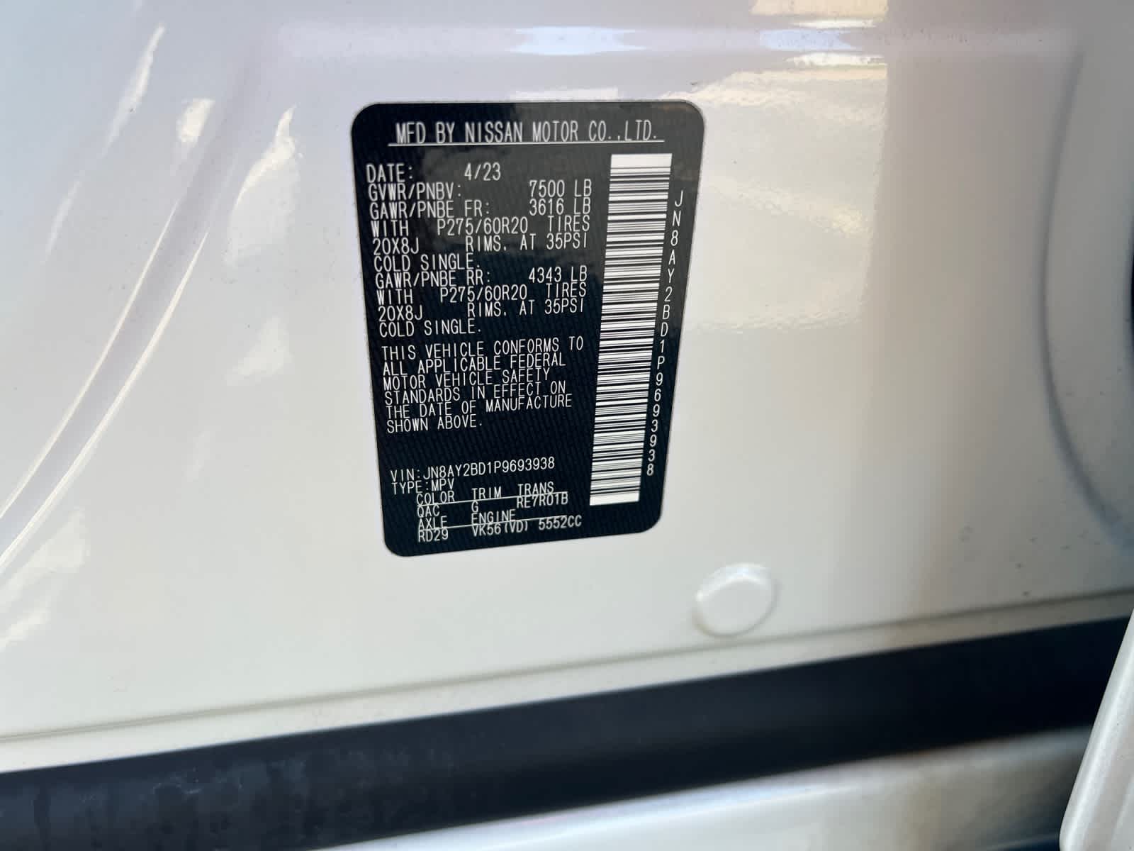 2023 Nissan Armada SL