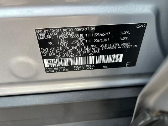 2019 Toyota RAV4 LE AWD (Natl)