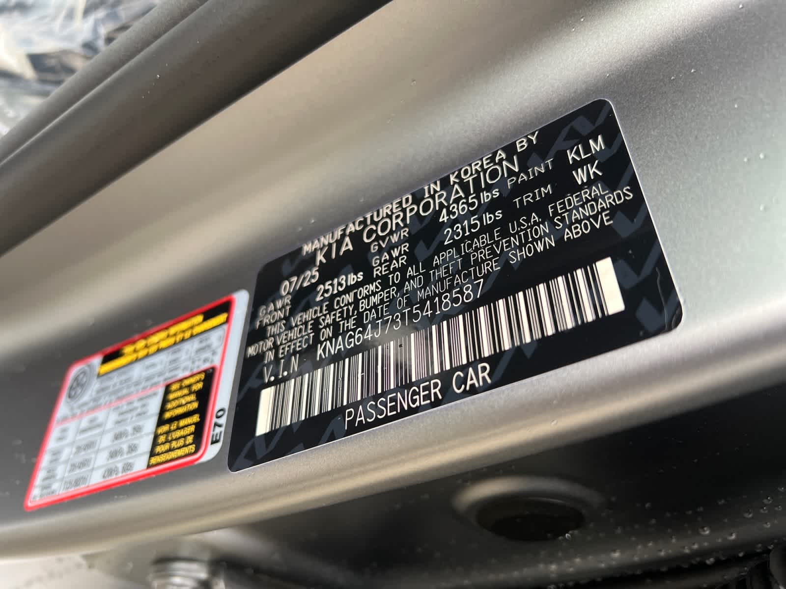 2026 Kia K5 GT-Line Auto FWD