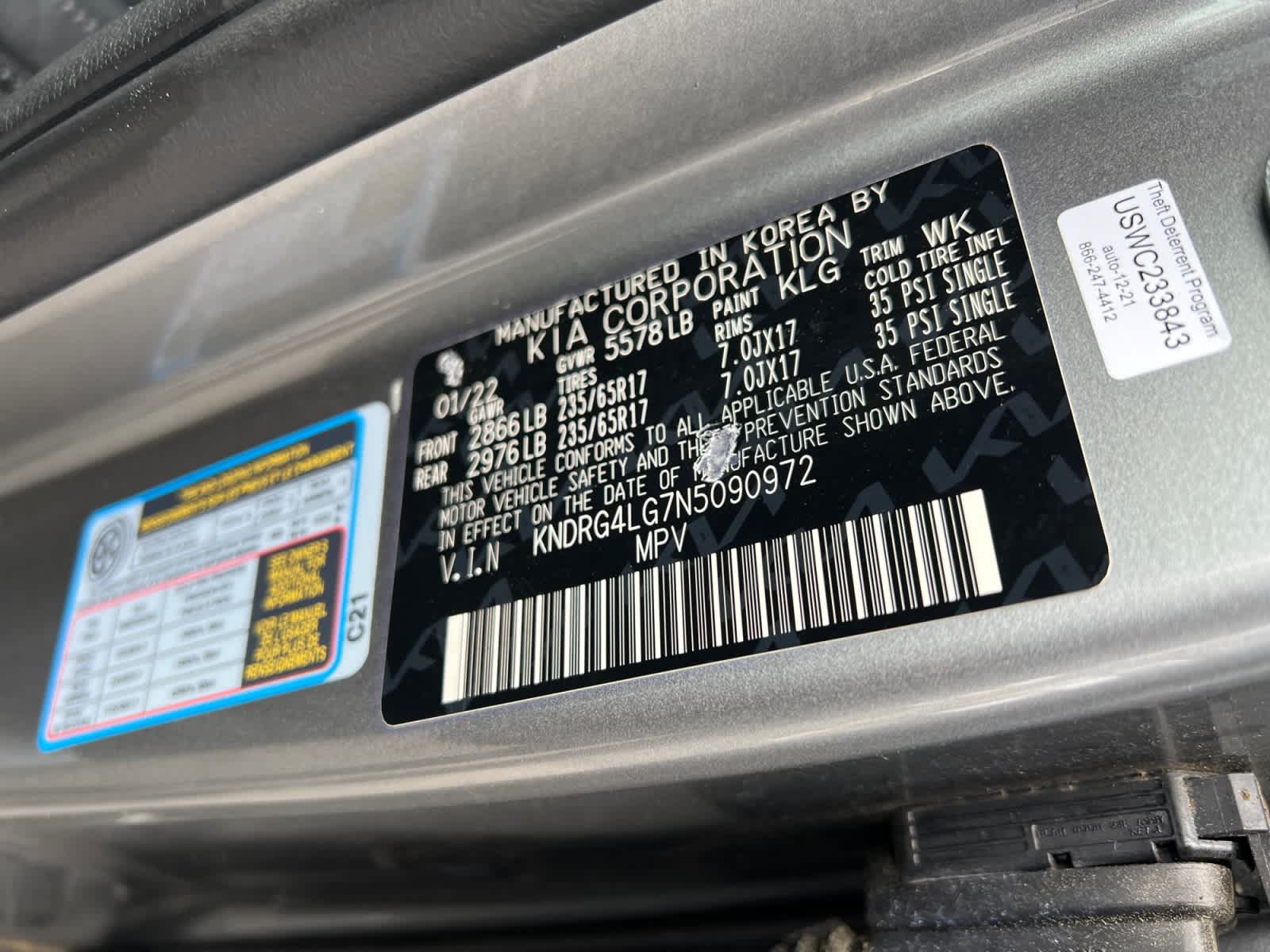 2022 Kia Sorento Hybrid S FWD