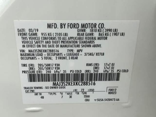 2019 Ford EcoSport Titanium FWD