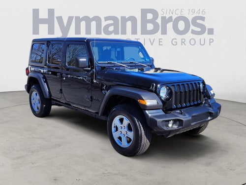 2022 Jeep Wrangler Unlimited Sport S 4x4 | Tech, Hardtop, Manual