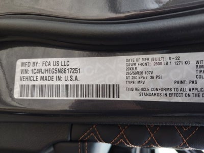 2022 Jeep Grand Cherokee Summit 4x4 | Luxury, Protech, $66k MSRP