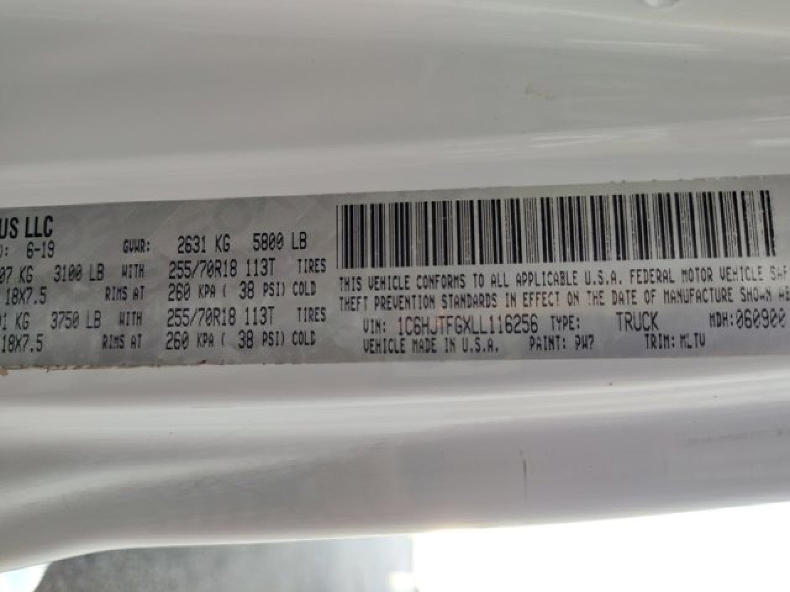 2020 Jeep Gladiator Overland