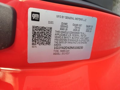 2022 Chevrolet Corvette 1LT Coupe | Z51