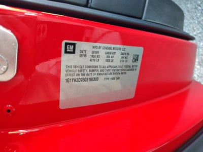 2016 Chevrolet Corvette Z51 2LT Coupe | Carbon Hood