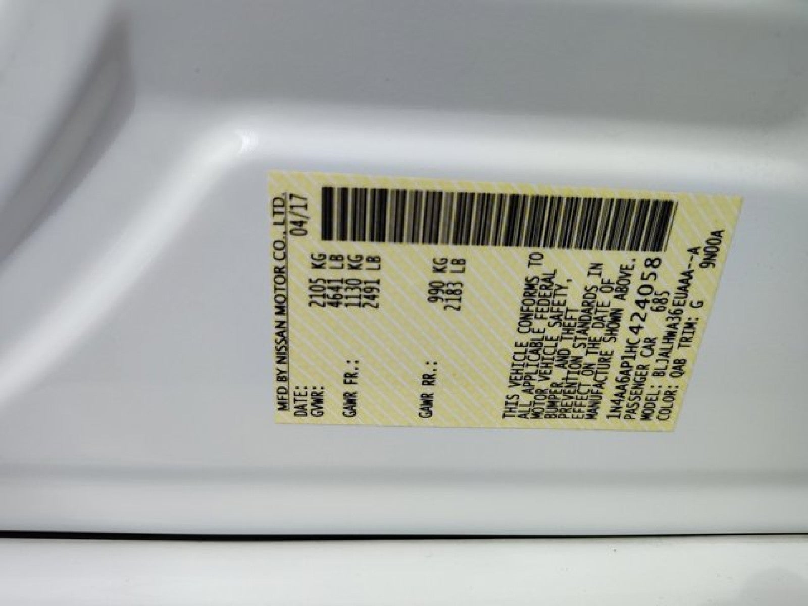 2017 Nissan Maxima Platinum