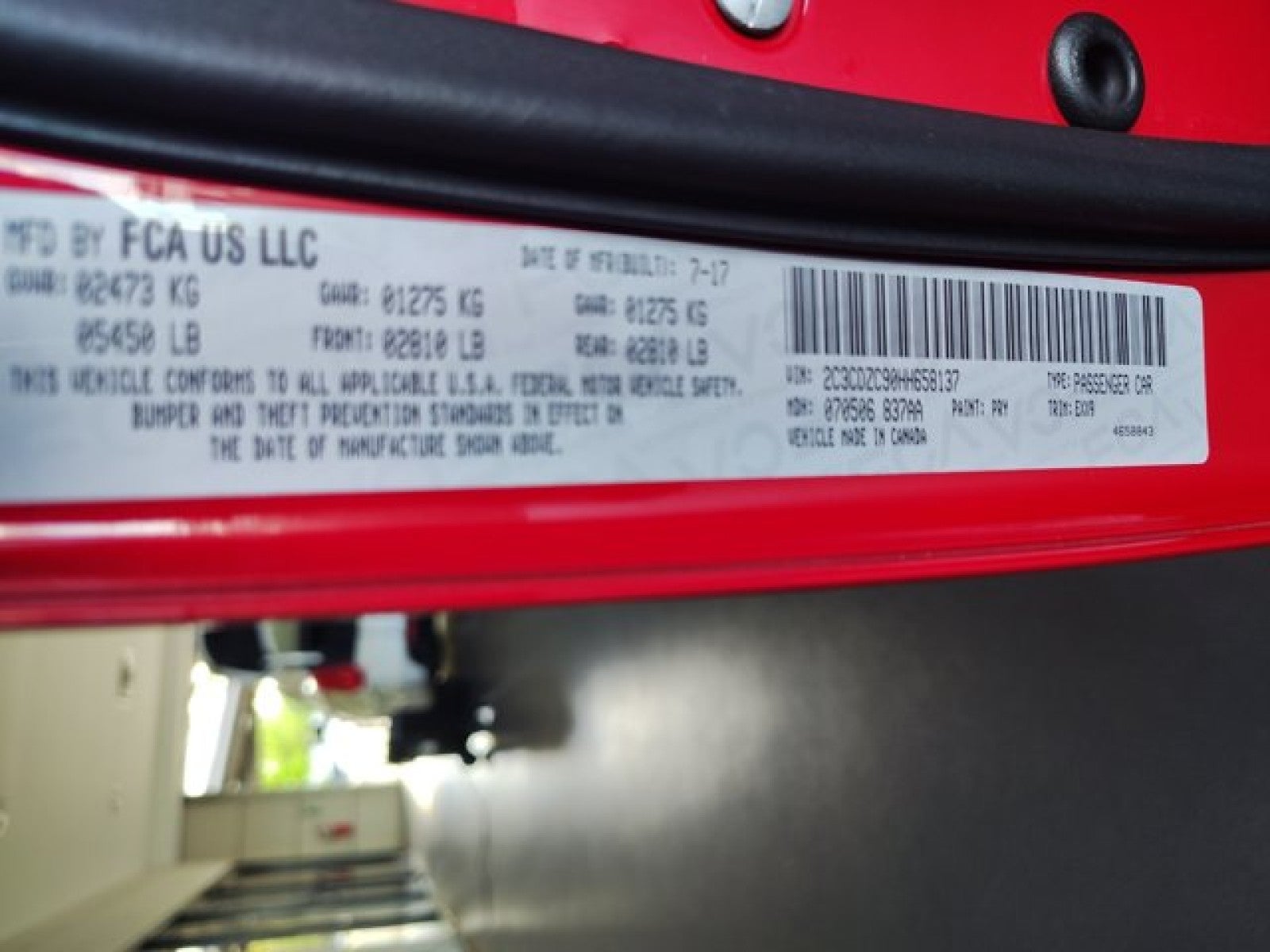 2017 Dodge Challenger SRT Hellcat- One-Owner