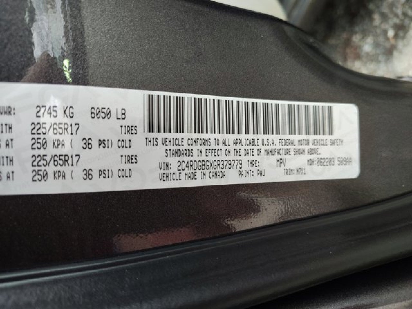 2016 Dodge Grand Caravan SE