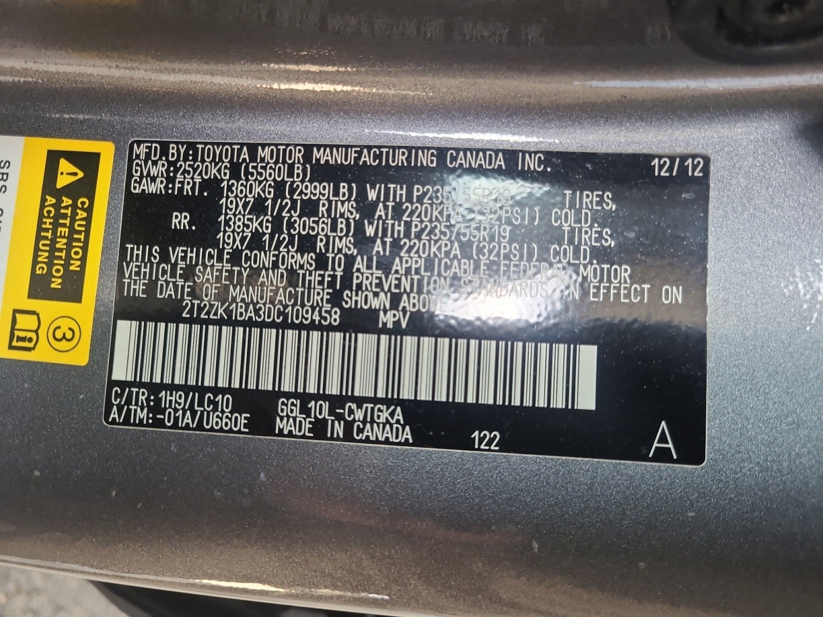 2013 Lexus RX 350 FWD 4dr