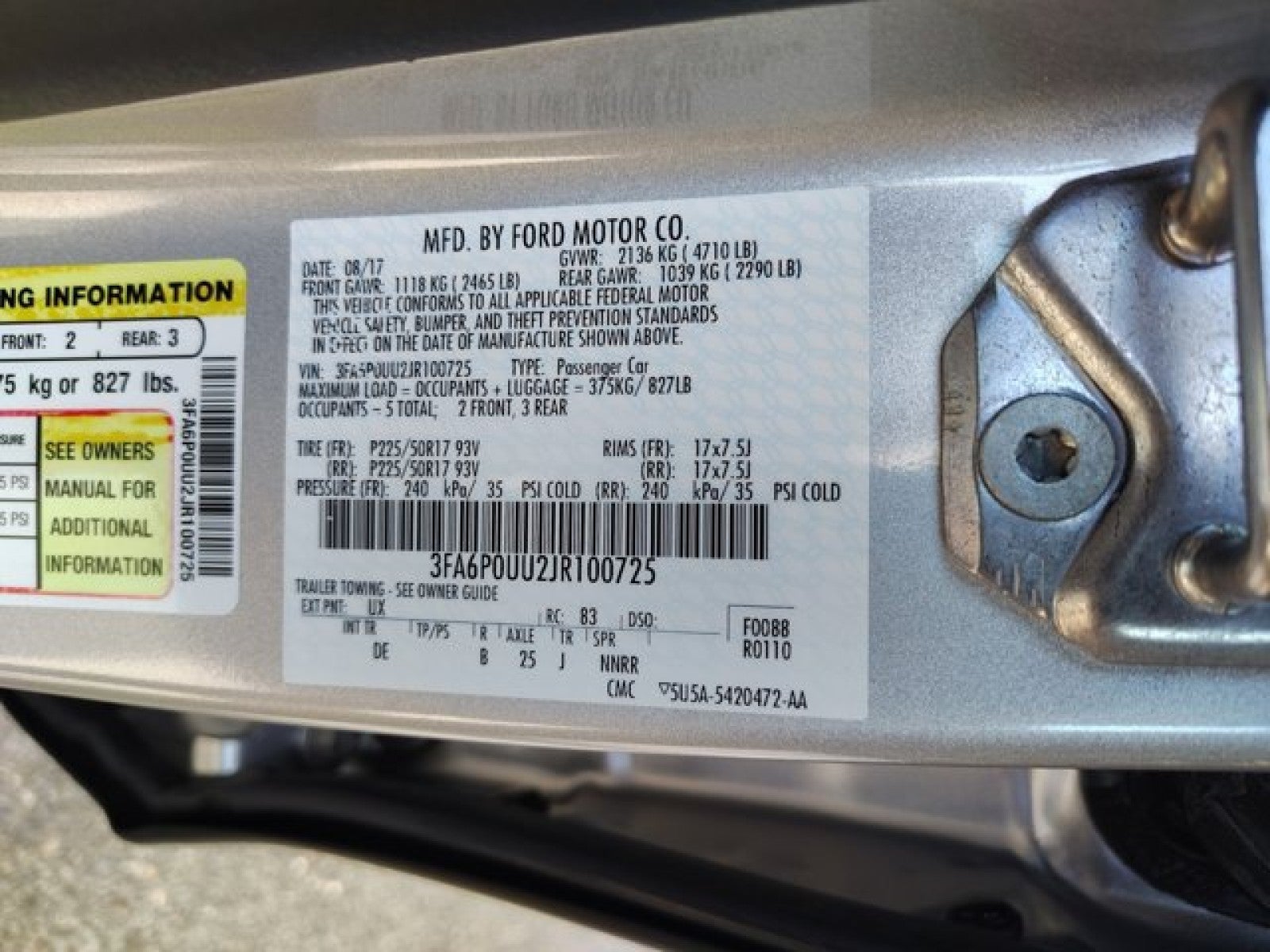 2018 Ford Fusion Hybrid S