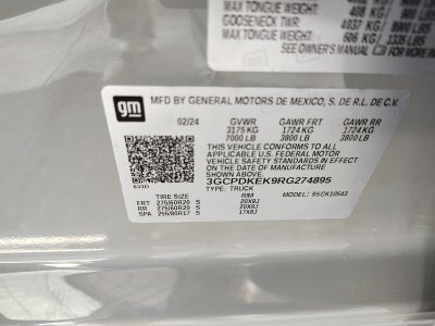 2024 Chevrolet Silverado 1500 LT 4WD Crew Cab LT | 20 Wheels