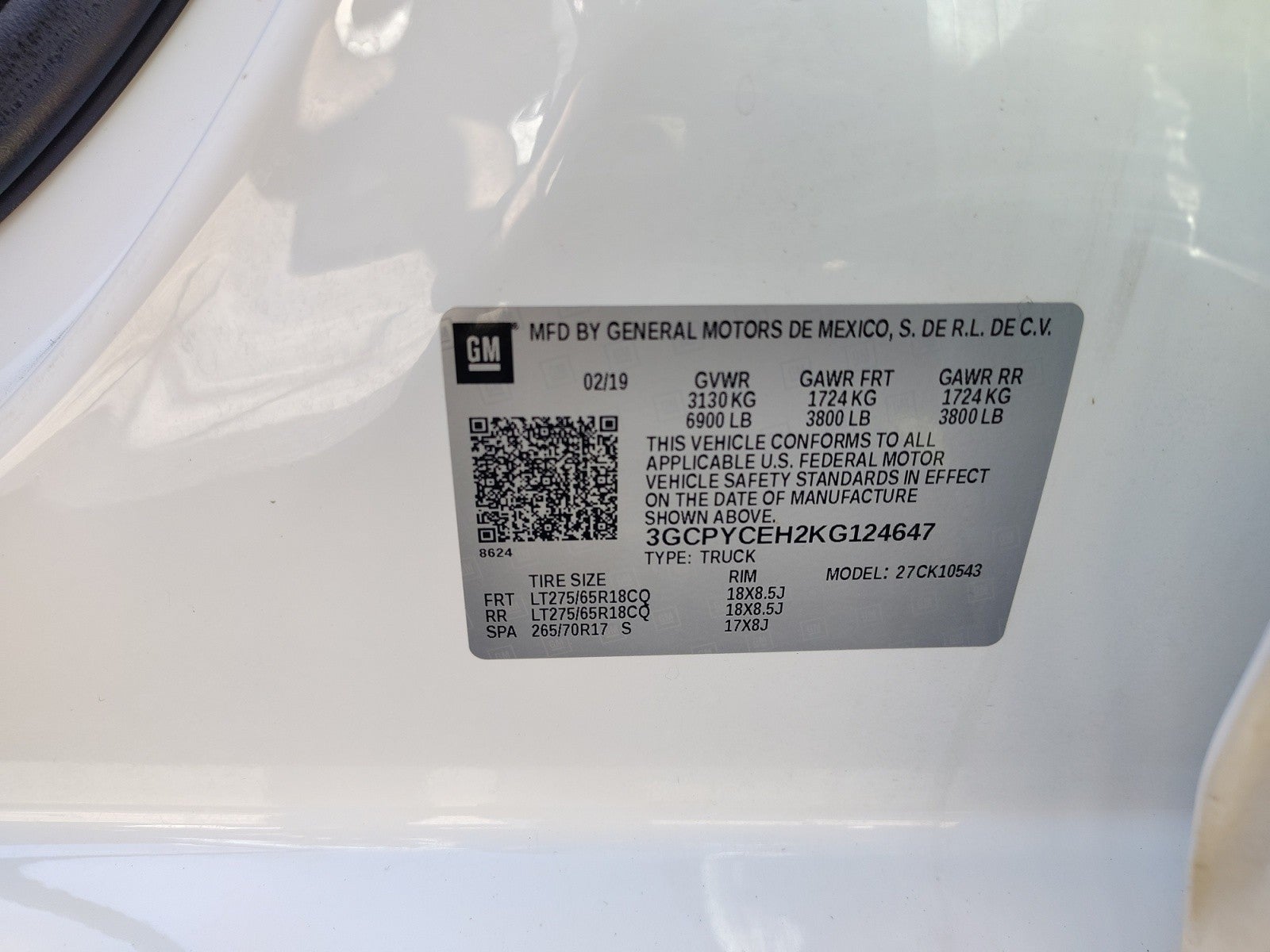 2019 Chevrolet Silverado 1500 Custom Trail Boss