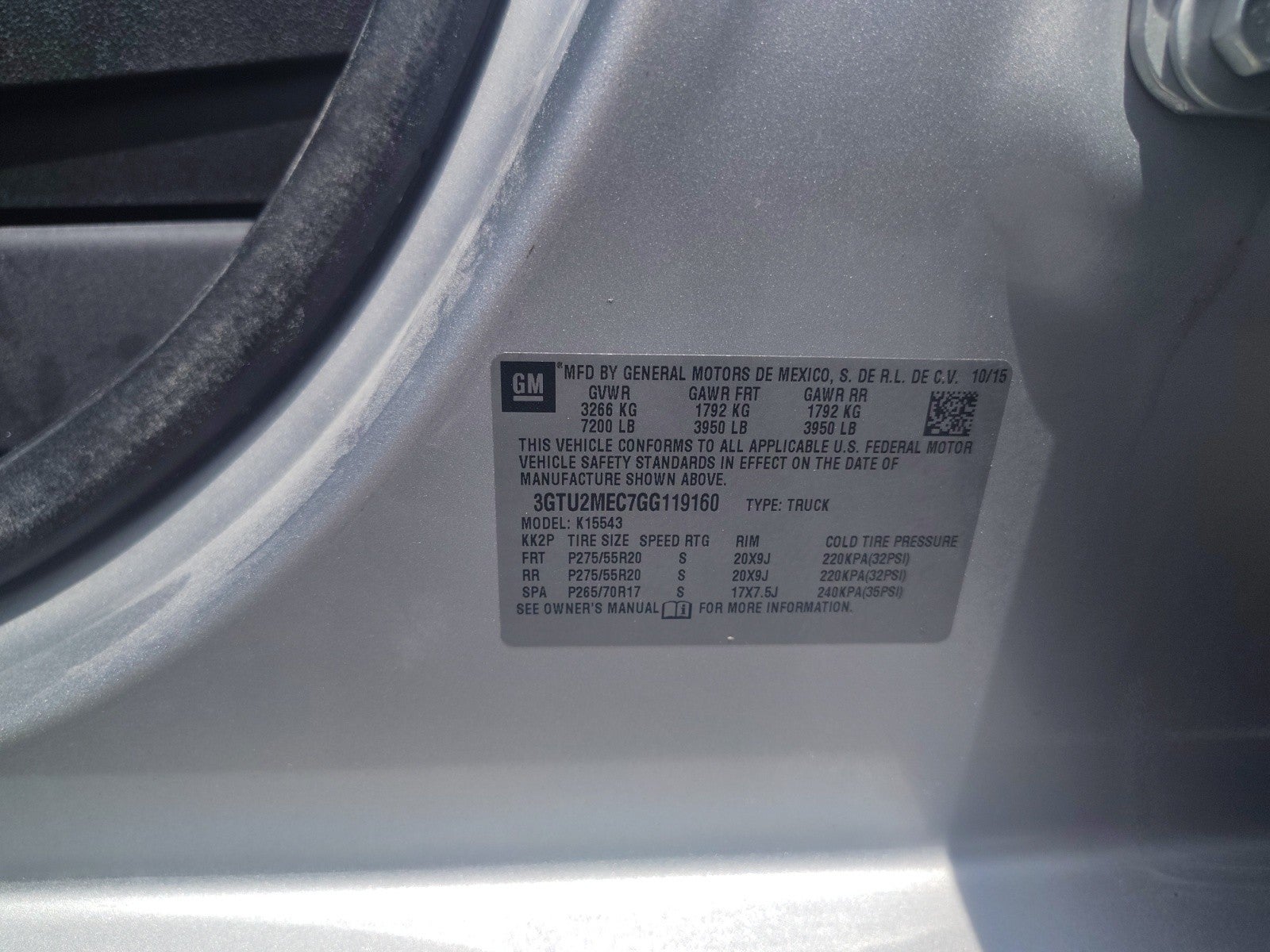 2016 GMC Sierra 1500 4WD Crew Cab SLE