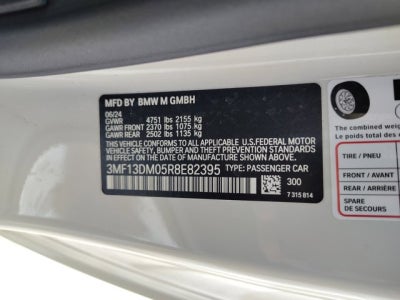 2024 BMW M2 Carbon Roof, Live Cockpit Pro, Manual