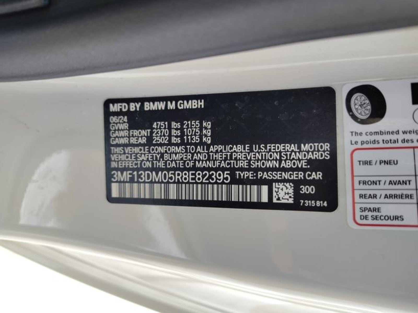 2024 BMW M2 Carbon Roof, Live Cockpit Pro, Manual