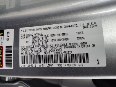 2024 Toyota Tacoma 4WD TRD Off Road Hybrid