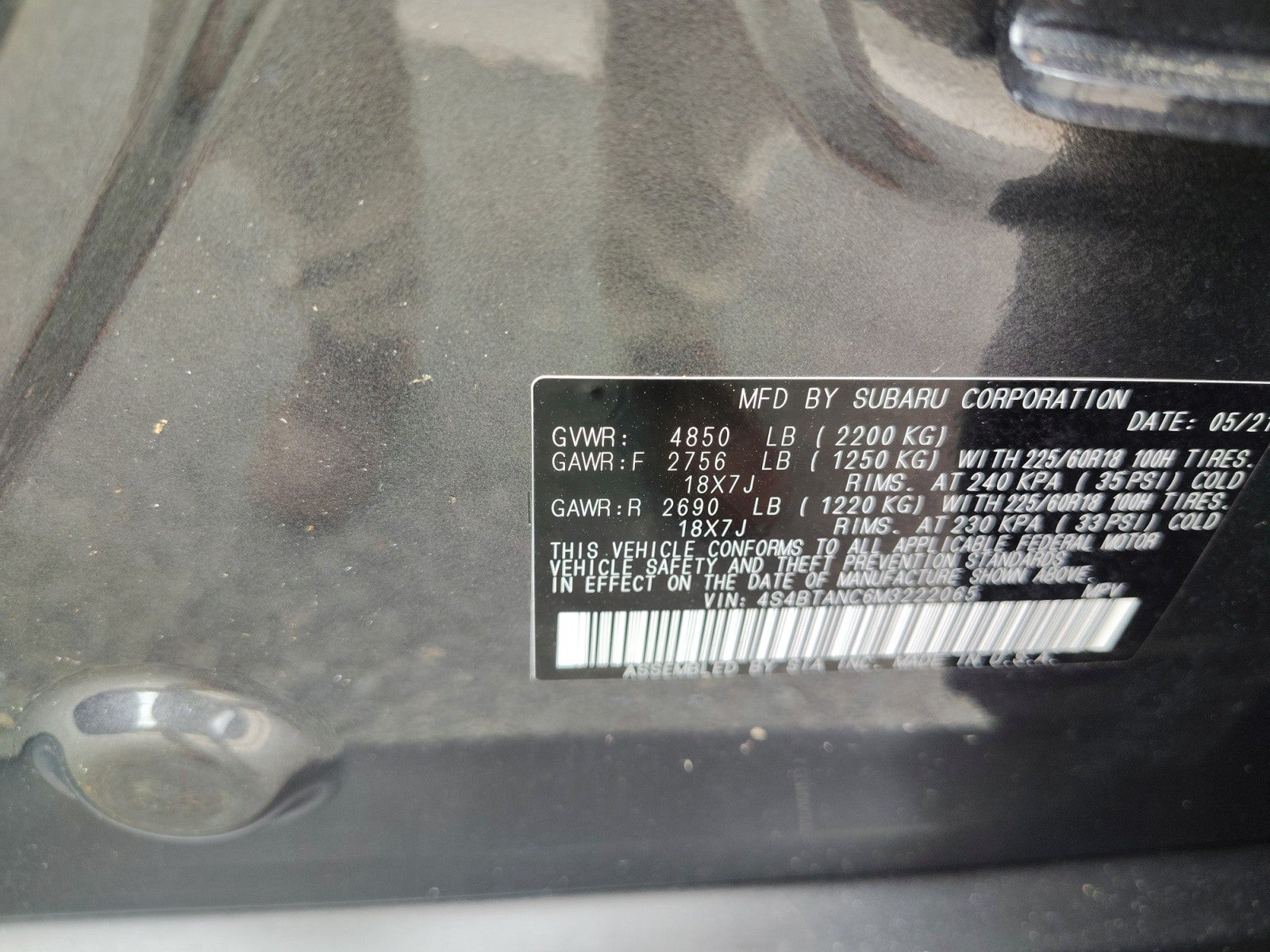 2021 Subaru Outback Limited