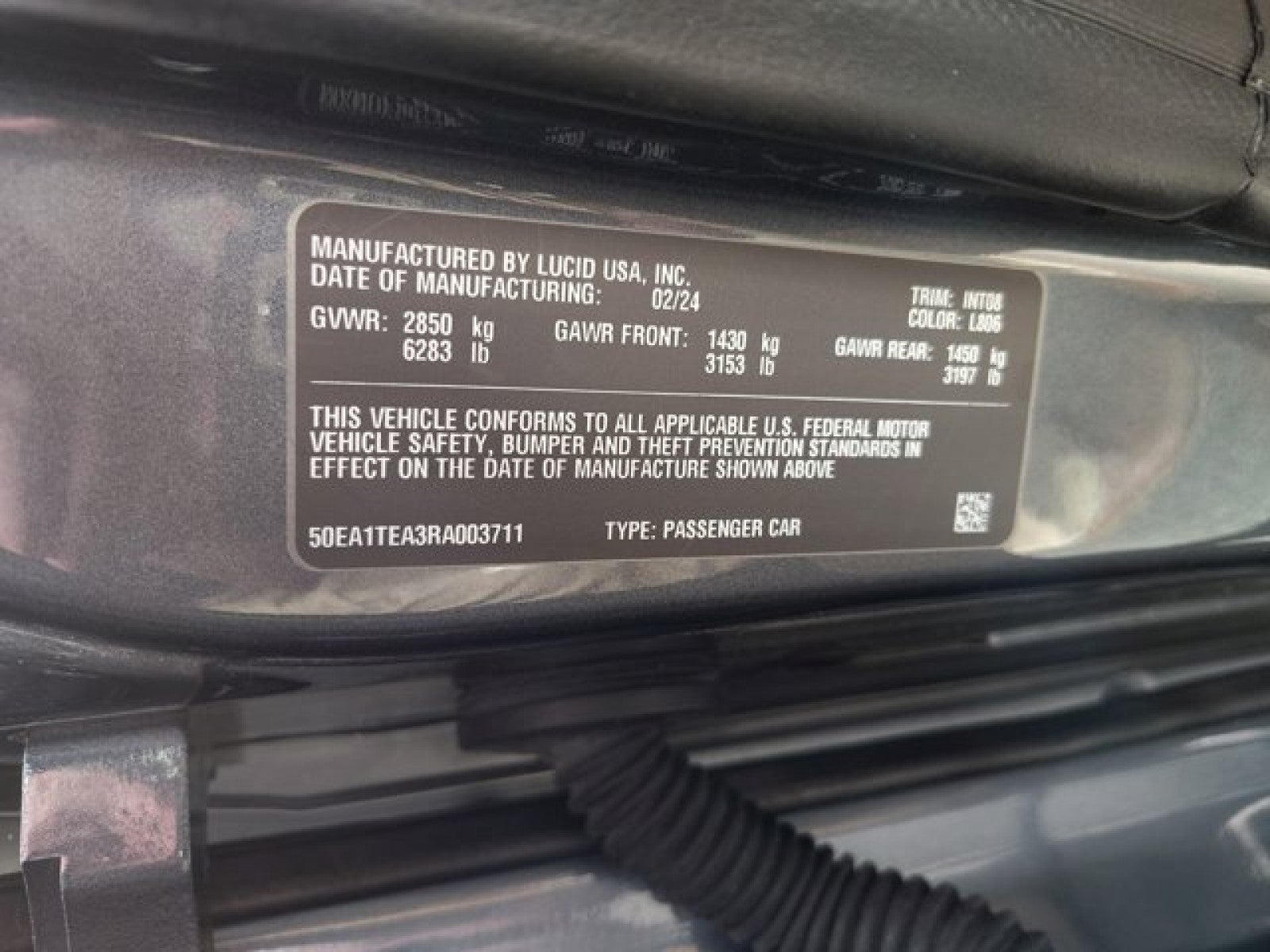 2024 Lucid Air Touring AWD | Tahoe interior