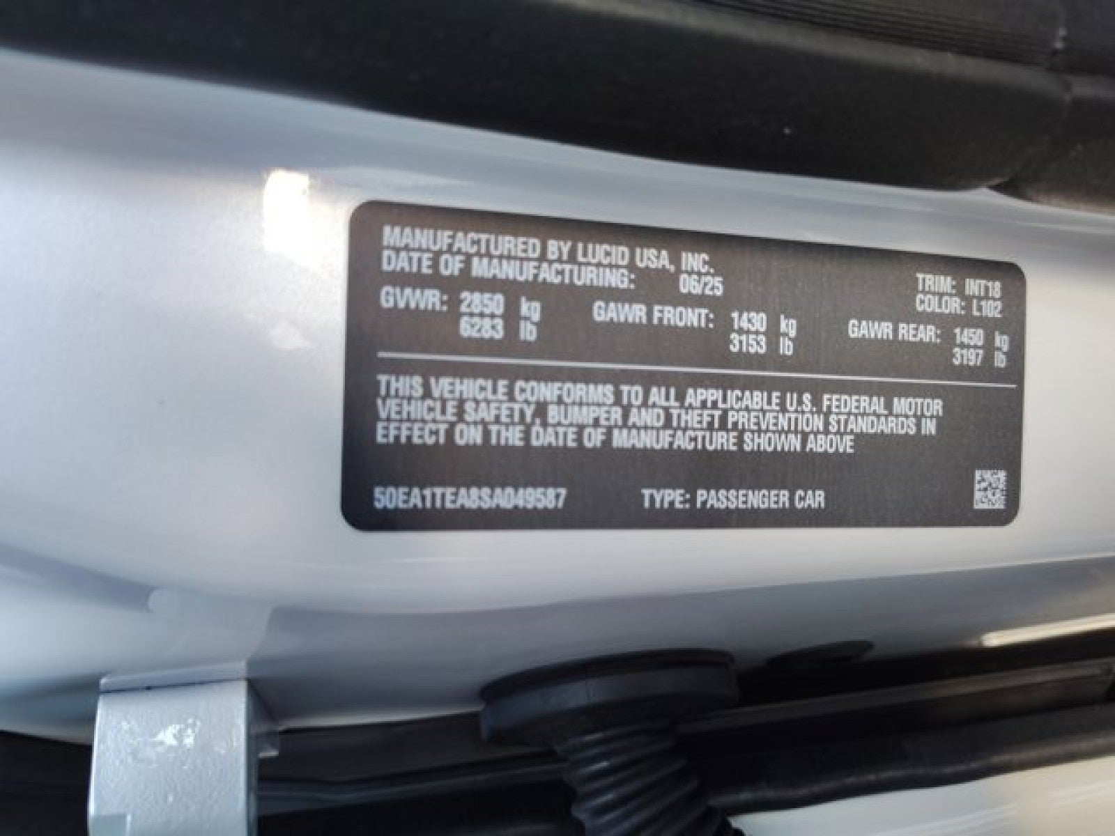 2025 Lucid Air Touring AWD | Dream Drive Pro, $86k MSRP