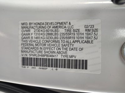 2023 Honda Odyssey Touring
