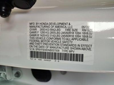 2022 Honda Pilot TrailSport AWD