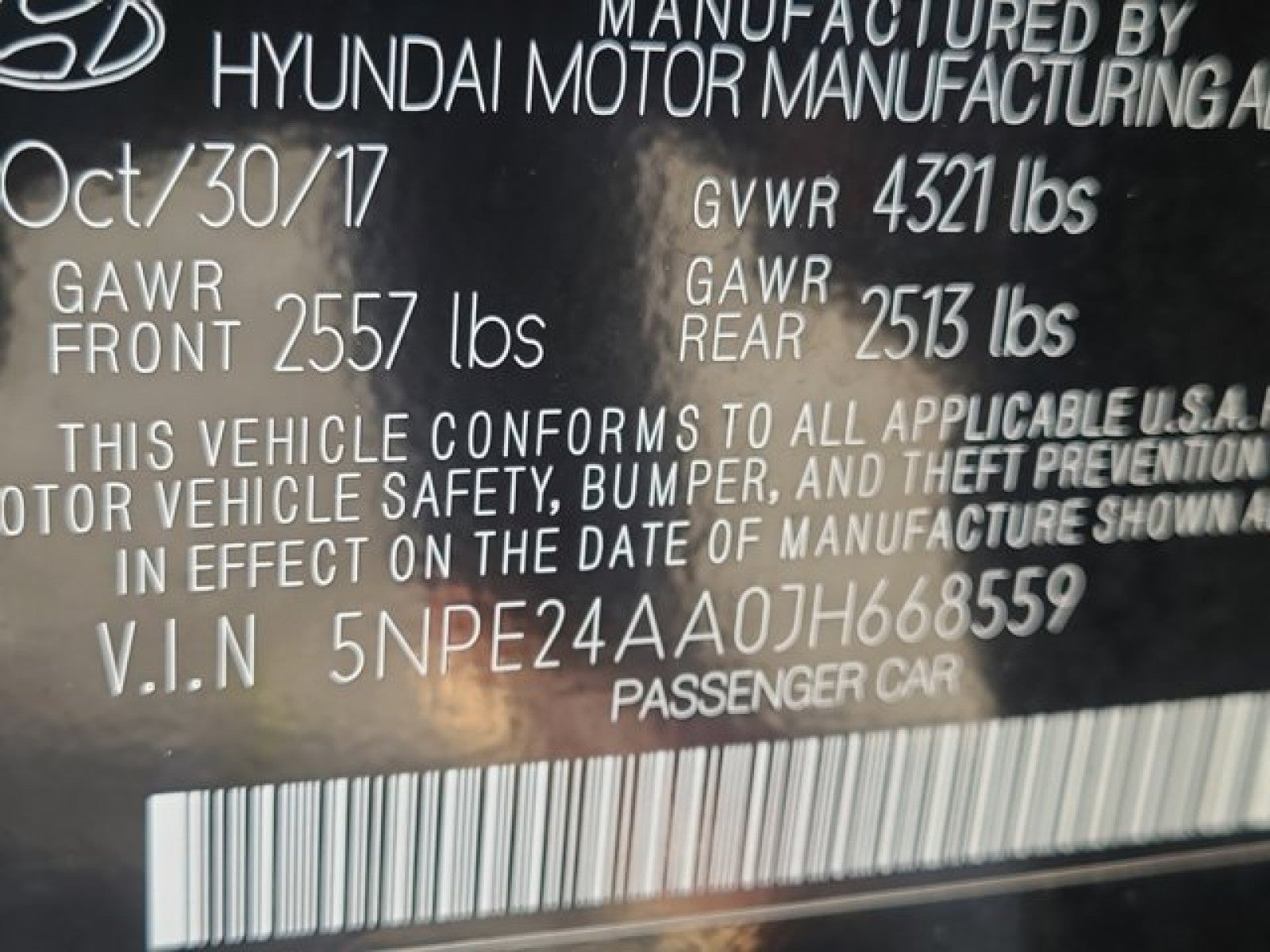 2018 Hyundai Sonata Eco