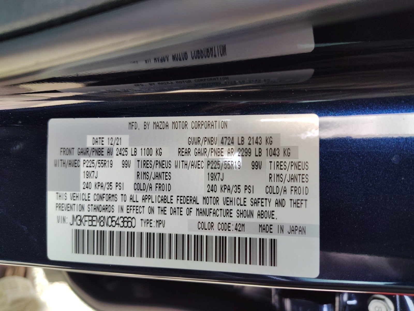 2022 Mazda Mazda CX-5 2.5 S Premium Plus Package AWD