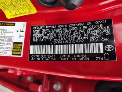 2022 Toyota Prius Limited | Moonroof