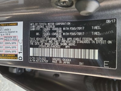 2018 Toyota 4Runner SR5 Premium 4WD