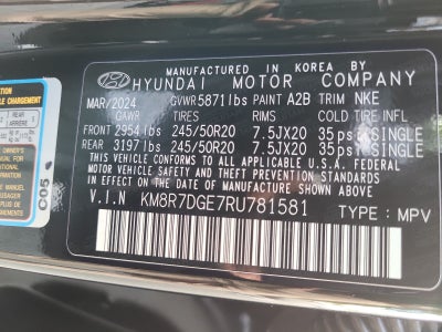 2024 Hyundai Palisade Calligraphy Night Edition AWD