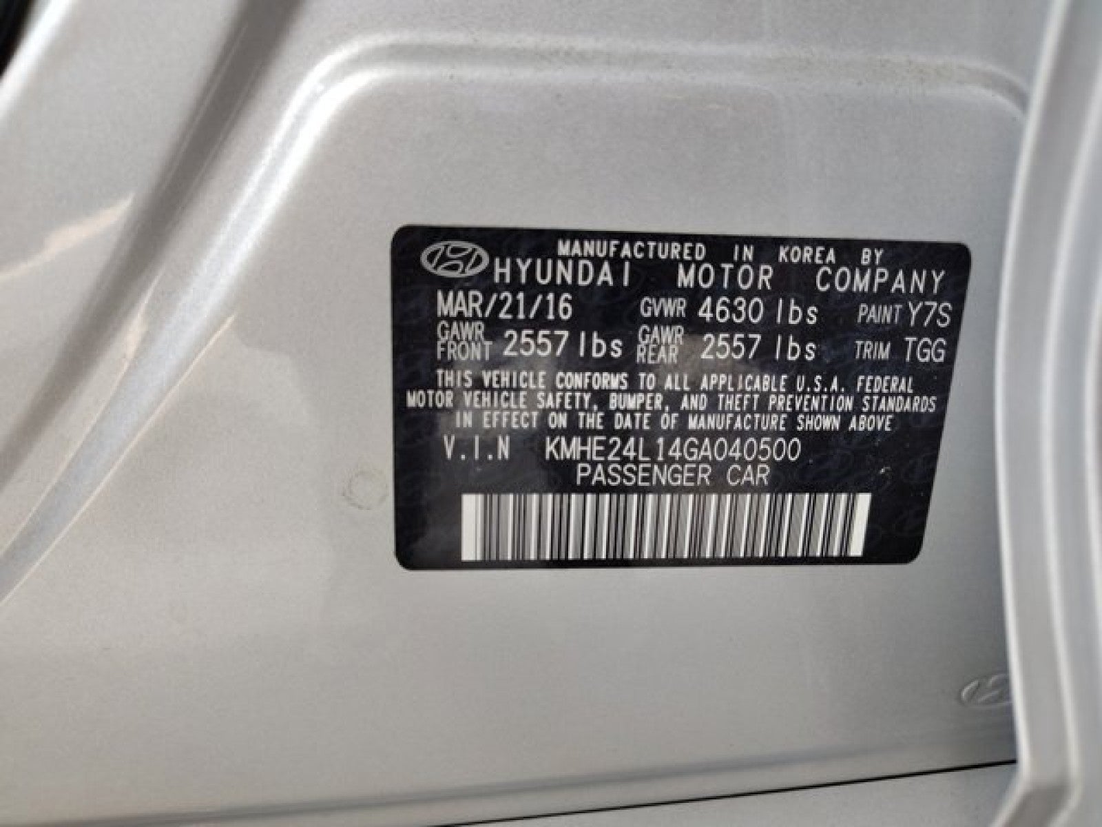 2016 Hyundai Sonata Hybrid SE