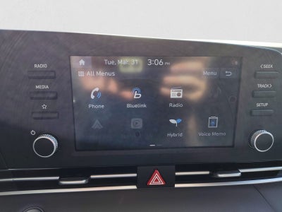 2022 Hyundai Elantra Hybrid Blue