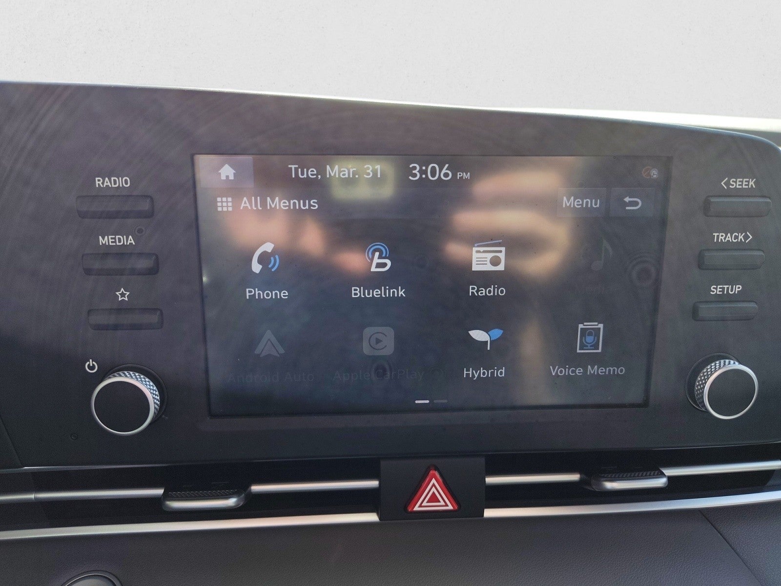 2022 Hyundai Elantra Hybrid Blue