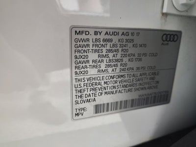 2018 Audi Q7 Prestige