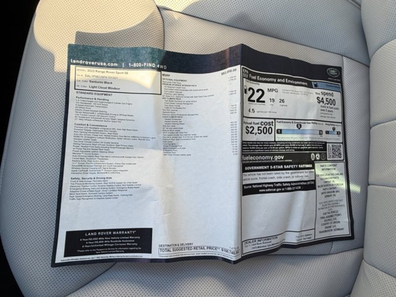 2023 Land Rover Range Rover Sport SE