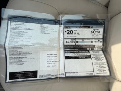 2021 Land Rover Range Rover SWB