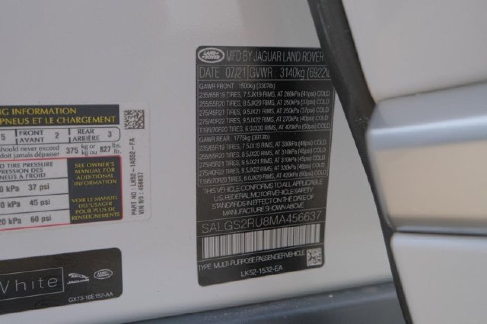 2021 Land Rover Range Rover Westminster