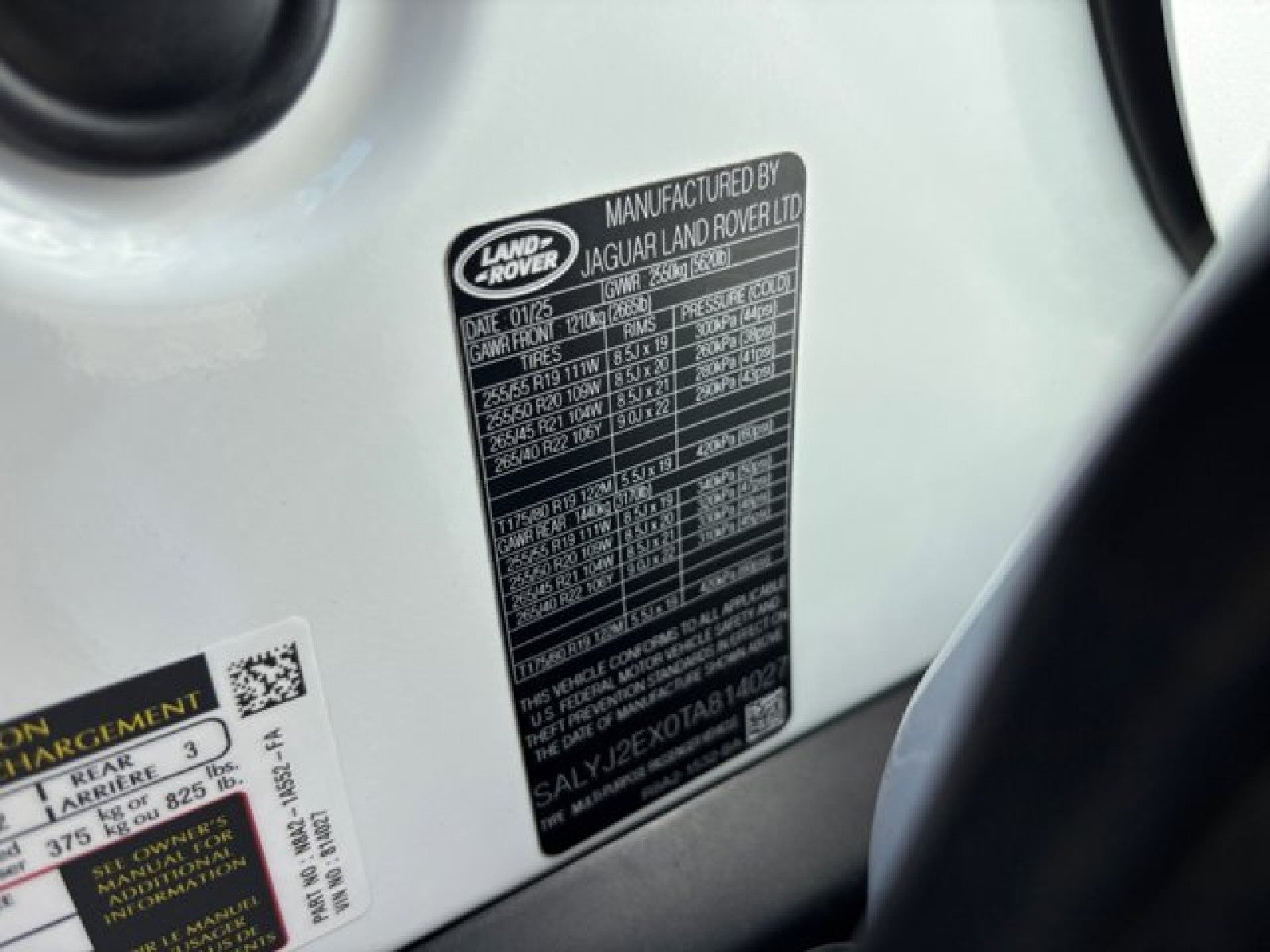 2026 Land Rover Range Rover Velar S