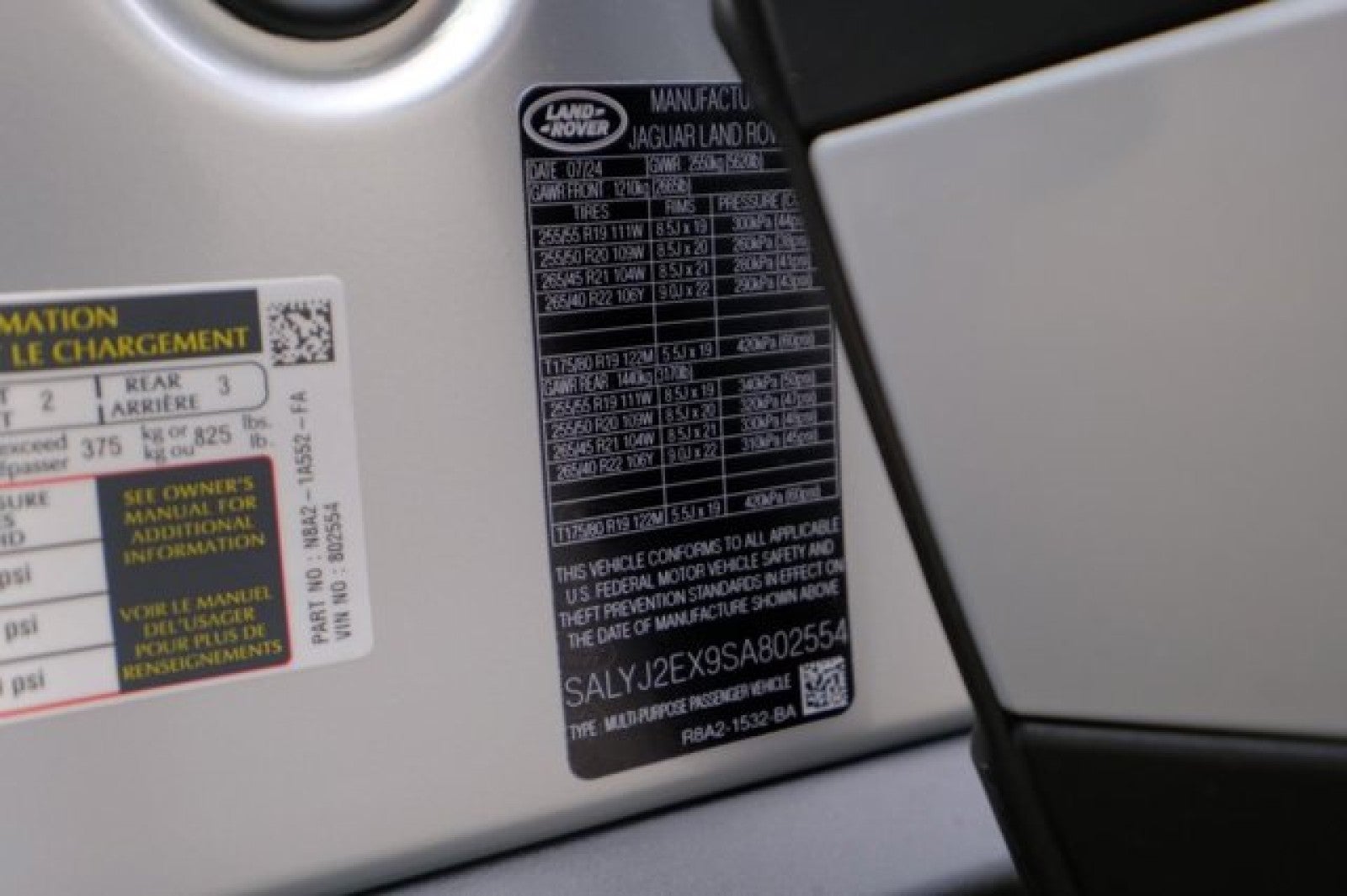 2025 Land Rover Range Rover Velar S