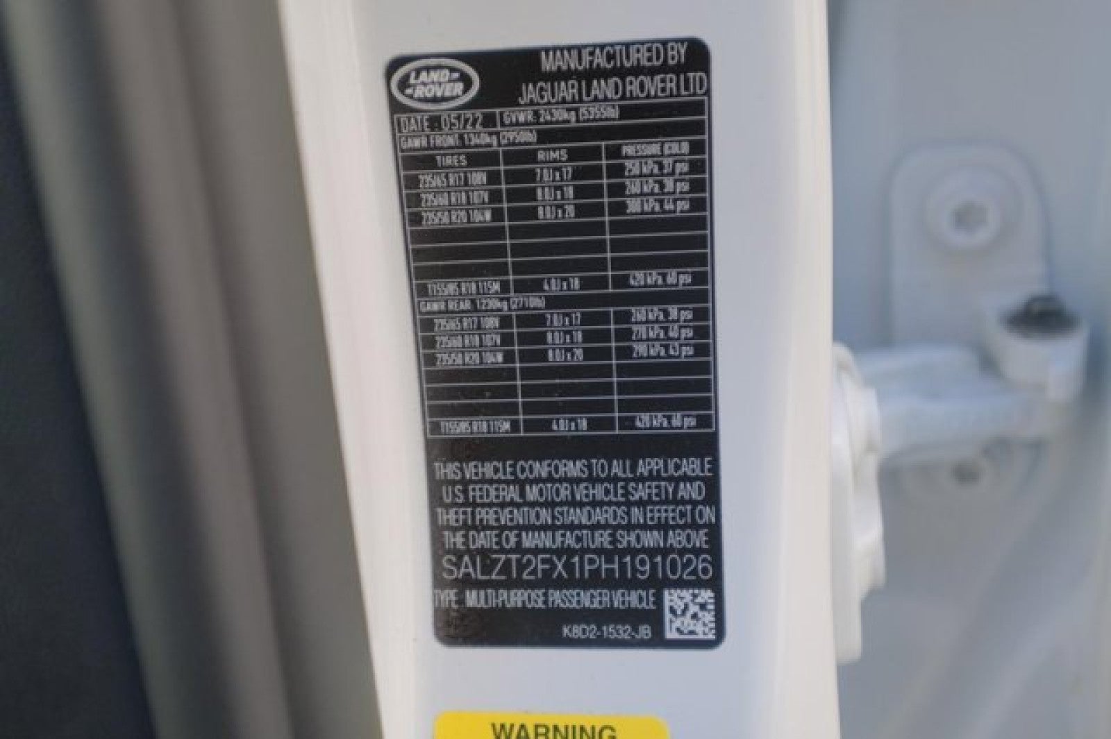 2023 Land Rover Range Rover Evoque R-Dynamic S