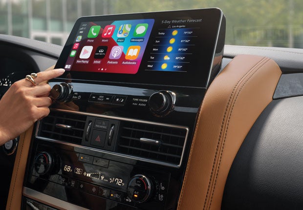 2024 INFINITI QX80 Key Features - WIRELESS APPLE CARPLAY® INTEGRATION | Hyman Bros INFINITI of Richmond in Midlothian VA