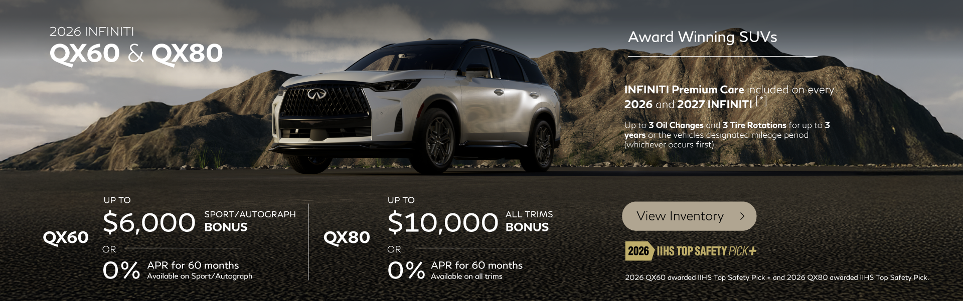 SD 2026 QX60 and QX80 June